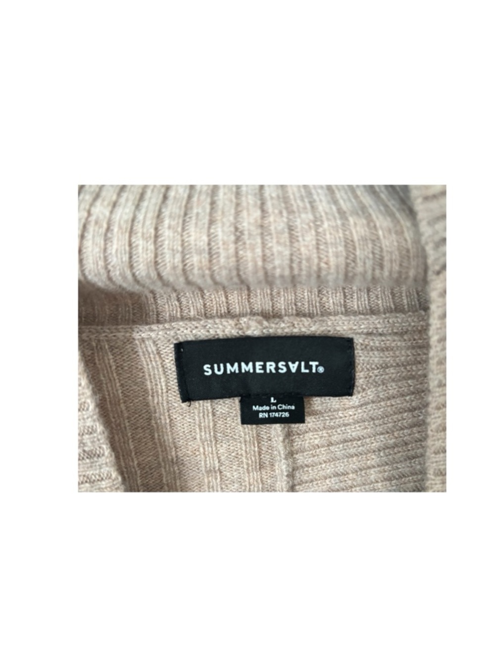 Summersalt Cashmere Wool Blend Sweater - Picture 4 of 5
